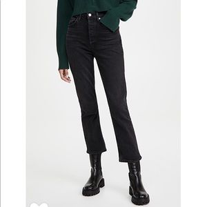 Agolde Riley Black jeans NWOT
